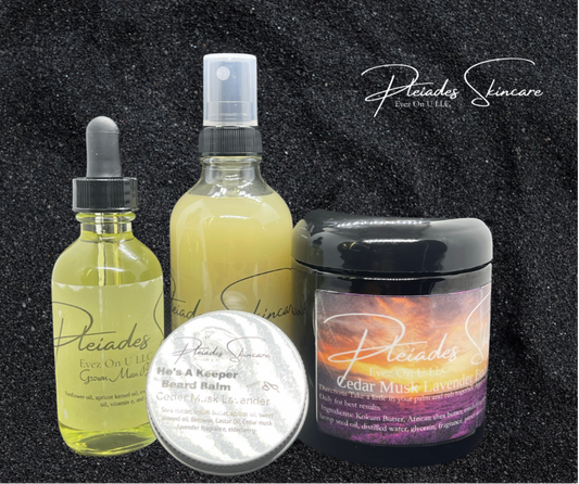 Pleiades Pure & Natural Grown Man Beard Care Set